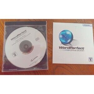 Corel WordPerfect Office 2002 DISCS Only, Pre-owned VERY GOOD